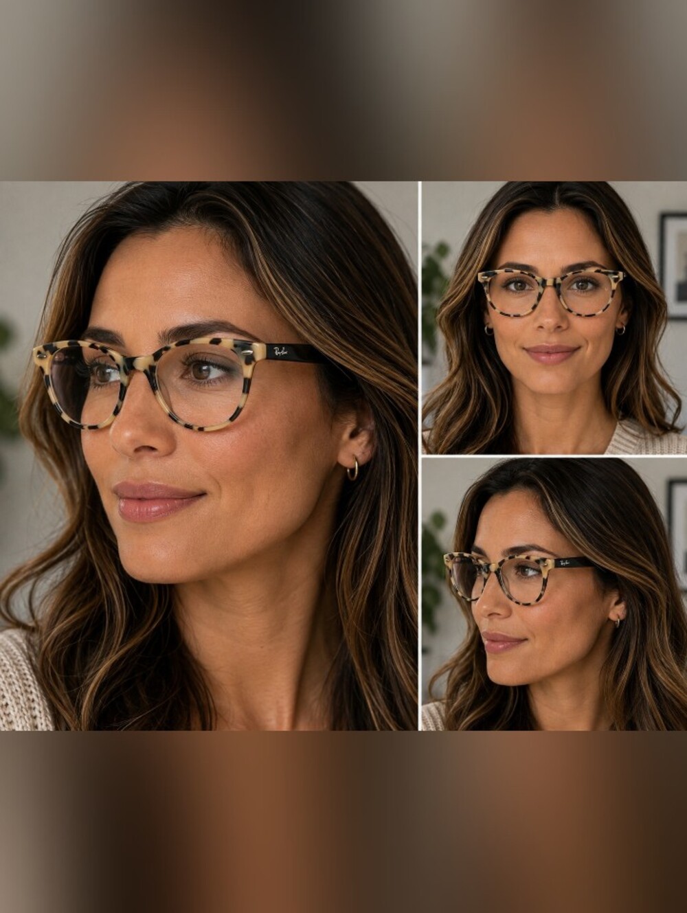 Ray-Ban RB2185 Wayfarer II Evolve 1251/AB Tortoise Eyeglass Frames 52-18 Italy